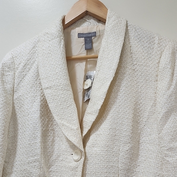 NWT Clasic Chic Cream Women's Blazer - Picture 5 of 8